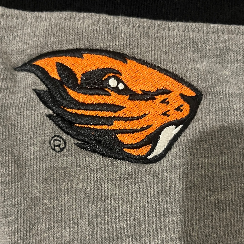 PINK Victoria's Secret Oregon State Beavers Quarter-Zip Pullover - Picture 3 of 5
